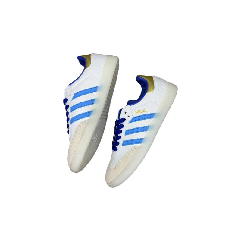 ادیداس سامبا مسی سفید آبی adidas SAMBA MESSI