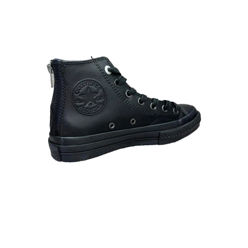 کانورس چاک تیلور تمام چرم مشکی Chuck Taylor convese_leather